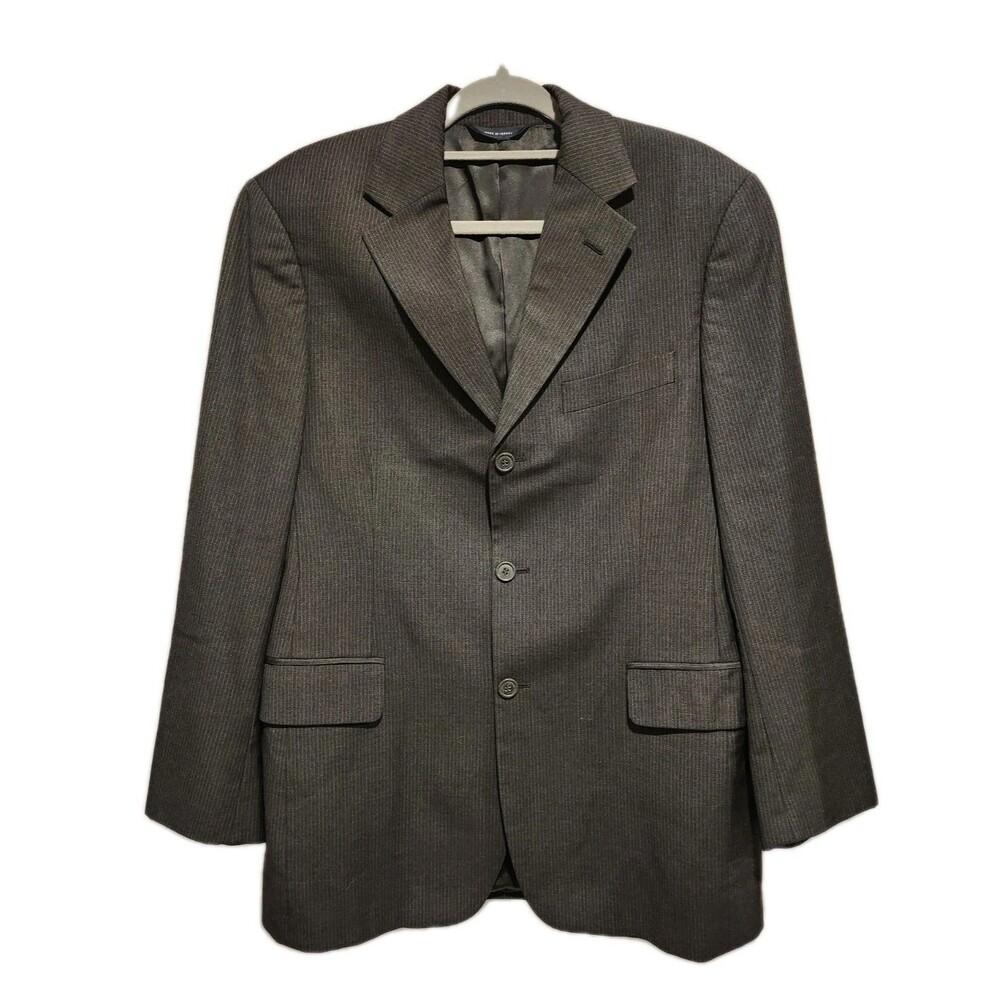 Brooks Brothers 100% Wool Pinstripe Blazer Made In Israel Size 38R